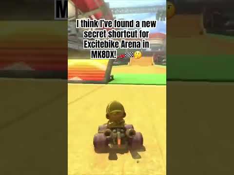 I think I’ve found a new secret shortcut for Excitebike Arena in MK8DX!🏎️🏁🤔