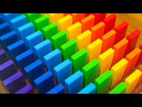 2 HOURS of Dominoes Falling to Relax Your Mind (Oddly Satisfying Compilation - No Music)