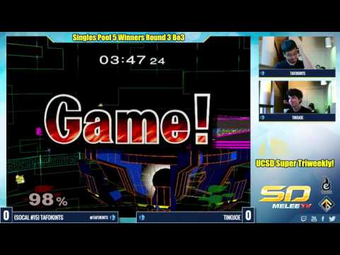 UCSD Super Triweekly Singles Pool 5: Tafokints vs. TinoJoe - SSBM