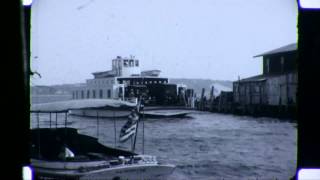 preview picture of video 'Historic North Ferry Shelter Island lands at Main Street Greenport NY'
