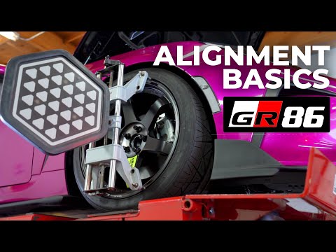 411 Alignment Basics - 22 Toyota GR86 w/BC racing coilovers + Volk TE37's