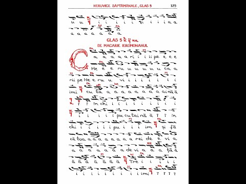 Heruvic glasul al-V-lea, de Macarie Ieromonahul - Psalt Marius Constantin Popescu