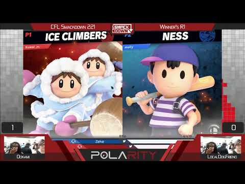 CFL Smackdown Ultimate 221 - Ookami (Ice Climbers) vs Local DogFriend (Ness) - Winners R1