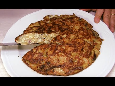 Spanish Omelette with Potatoes and Onion Original Recipe