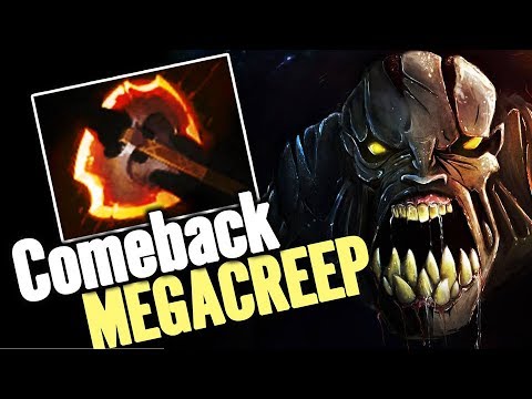 Megacreep COMEBACK with BATTLE FURY Naix Gameplay by MOO Dota 2