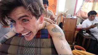 TATTOOED BY BUDDHIST MONKS!