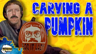 Carving a Chit Inspired Jack O Lantern
