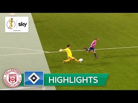 Hallescher FC - Hamburger SV 0:4 | Highlights DFB-Pokal 2016/17 - 2. Runde