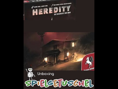 Spielgetuschel Unboxing#10 - Brettspiel - Heredity - Die Geschichte von Swan