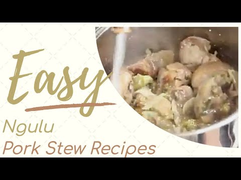 ELUBU YA NGULU | CONGOLESE FOOD | KINSHASA | PORK STEW | ALPHA'S KITCHEN