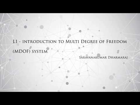 Introduction to Multi Degree of Freedom (MDOF) system