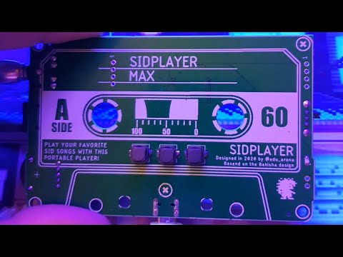 PORTABLE COMMODORE 64 SID MUSIC PLAYER [PREVIEW]