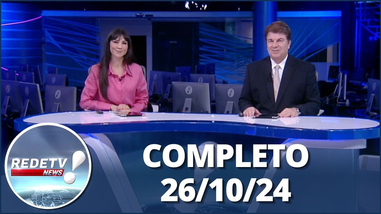 RedeTV News (26/10/24) | Completo