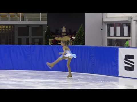 12. Santa Claus Cup 2018: Daria Zsirnov (HUN) - FS Advanced Novice Girls Short Program