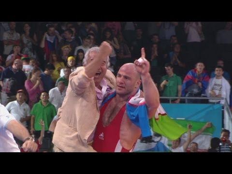Artur Tatmazov (UZB) Wins 120kg Freestyle Wrestling Gold - London 2012 Olympics