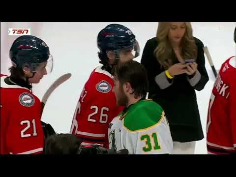 Derek Laxdal OHL Championship Post Game