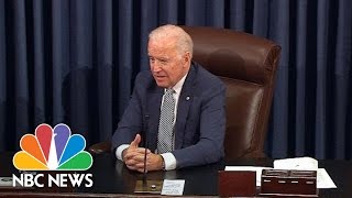 Senators Unite To Give Joe Biden A Moving Farewell | NBC News