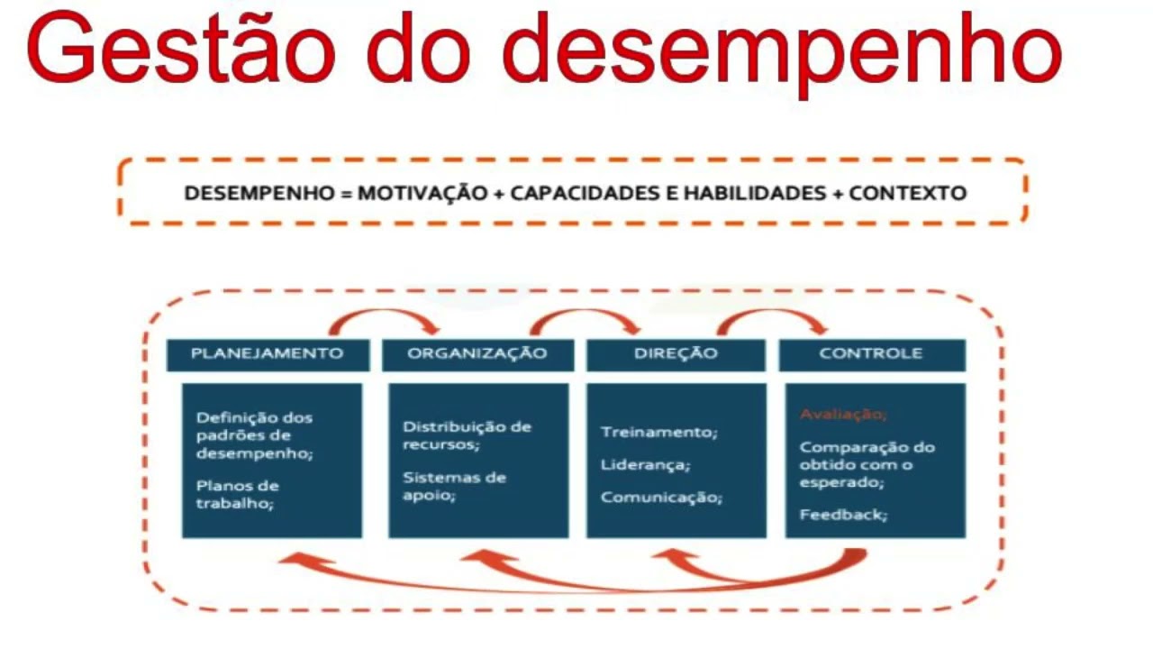 GESTÃO DE PESSOAS - GESTÃO DO DESEMPENHO - CONCEITO CARACTERÍSTICAS E IMPORTÂNCIA.