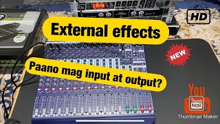 Video thumbnail for How to use external effects fx2000 3D (Midas DM16 mixer) by Blvck 95