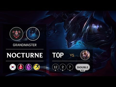 Nocturne Top vs Quinn - KR Grandmaster Patch 9.20