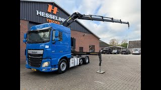 Тягач DAF XF 440 6X2 HIAB 19 ton/meter kraan Schuifschotel EURO 6 APK 05/2 | Изображение 2 - Autoline