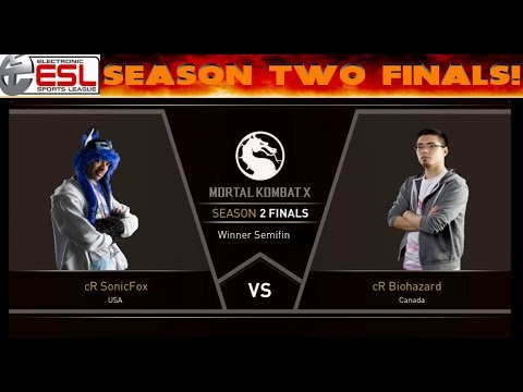 Match 15 - MKX - $100,000 Prize - Season 2 Finals (Top 4) - SonicFox vs Biohazzard