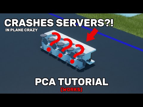 ⚠️ SERVER CRASHER ⚠️ (WORKS INSTANTLY) PCA TUTORIAL 😈👾 [PLANE CRAZY TUTORIAL]