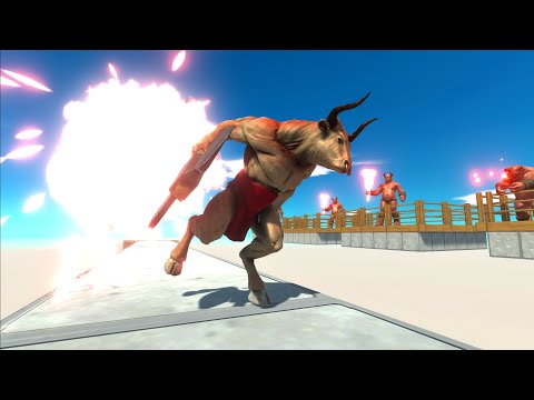 Run through the attacks of the Ogre Lord - Animal Revolt Battle Simulator