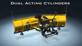 MEYER SUPER V SNOW PLOW WITH TRIP EDGEwmv