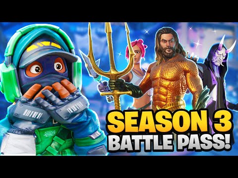 SEASON 3 BATTLEPASS! (100% UNLOCKED/UNDERWATER MAP)