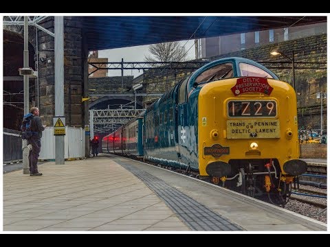 The Trans-Pennine Deltic with D9009 and 68031 30/12/2017