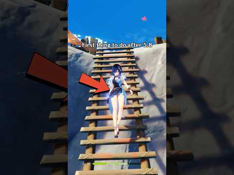 First thing to do after 5.8 👌🤓#beautiful #yelan #queen