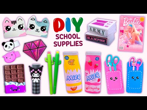 20 DIY SCHOOL SUPPLIES IDEAS YOU WILL LOVE