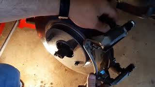 NISSAN Sentra Part 2 Installing Front Brake Caliper and Brake Pads