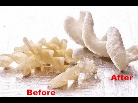 Potato based screw type fried snack pellets fryums papad mak...