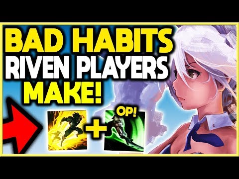 5 Bad Habits Riven Players Always Make! (Golden Riven Tips!) League of Legends