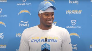 Joshua Palmer On Justin Herbert & Growth For Year 2 | LA Chargers