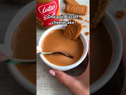 The easiest Biscoff cheesecake ever