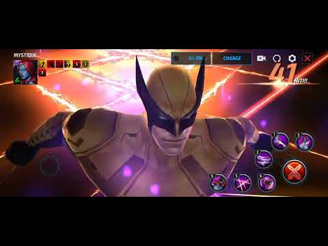 Mystique in Modern suit skills preview | Marvel Future Fight