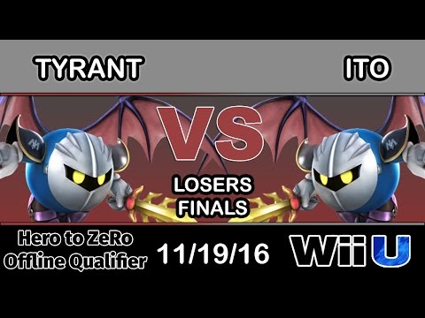Hero to ZeRo - NME | Tyrant (Meta Knight) Vs. Ito (Meta Knight) Losers Finals - Smash Wii U