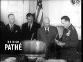 President Eisenhower Congratulates On Nose Cone Recovery 1960