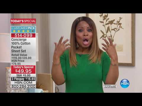 HSN | Concierge Collection Bedding 03.17.2017 - 06 PM