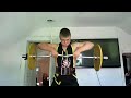 14 Y/O bodybuilder Intense Shoulder And Tricep Workout