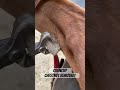 Horse needs its crunchy chestnut removed by a farrier ! #horse #asmr #oddlysatisfying #animal