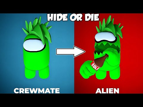 Among Us -  * HIDE OR DIE * (CREWMATE/ALIEN) Gameplay (Roblox) Part 21