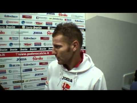 Sala stampa di Padova - Grosseto, parla Michele Marcolini