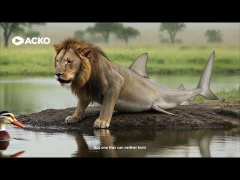 Is that a lion or a fish? | ACKO Life Insurance | Term Plan | 100% Pure Life Insurance | Hindi