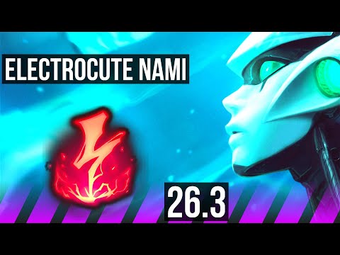 NAMI & Corki vs JANNA & Caitlyn (SUP) | 35K damage, Electrocute | EUW Master | 26.3