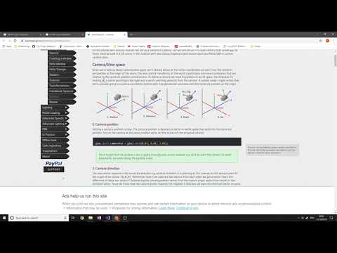 Opengl 4.6 Series Ep10: Mouse Position Callback. Extra - Camera Overview