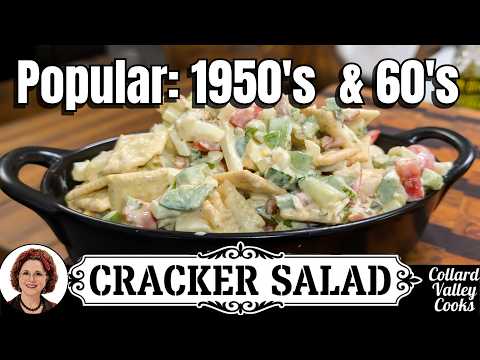 How to Make Georgia Cracker Salad - 1950's Recipe - No Cook Summer Salad